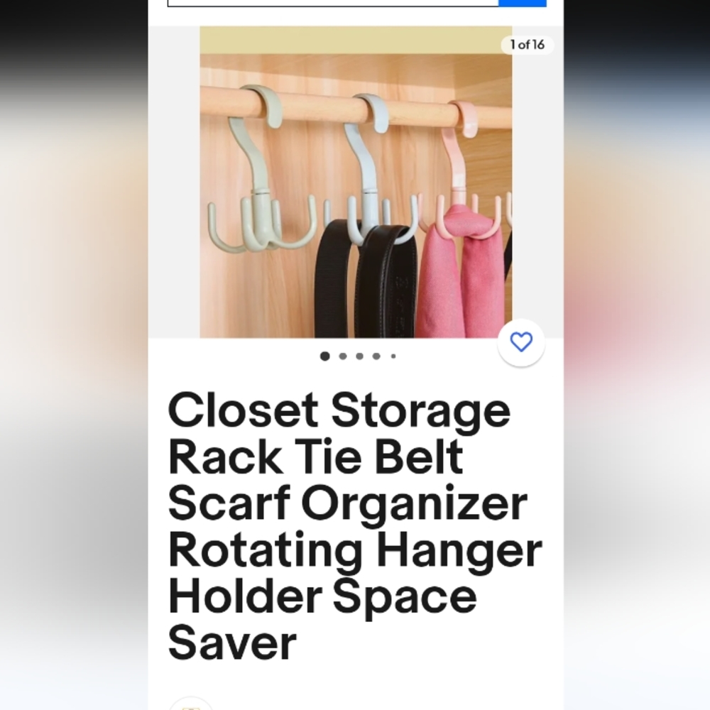 Closet storage hanger